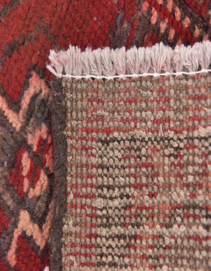 Detail image of 3' 6 x 10' 5  Hand Knotted Hamedan Persian Wool Runner Rug