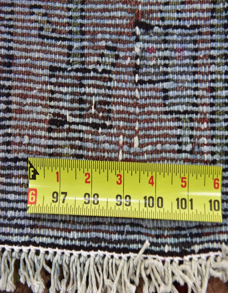 Detail image of 2' 8 x 6' 6 Hand Knotted Hamedan Persian Wool Runner Rug