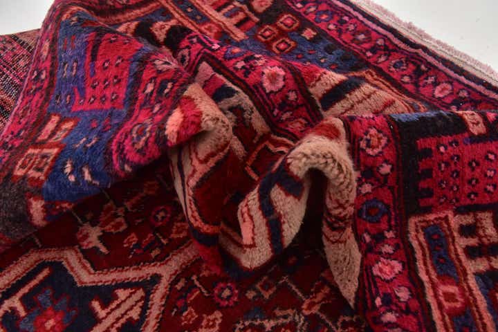 160cm x 345cm anudado a mano Hamedan Alfombra Persa Lana Pasillera
