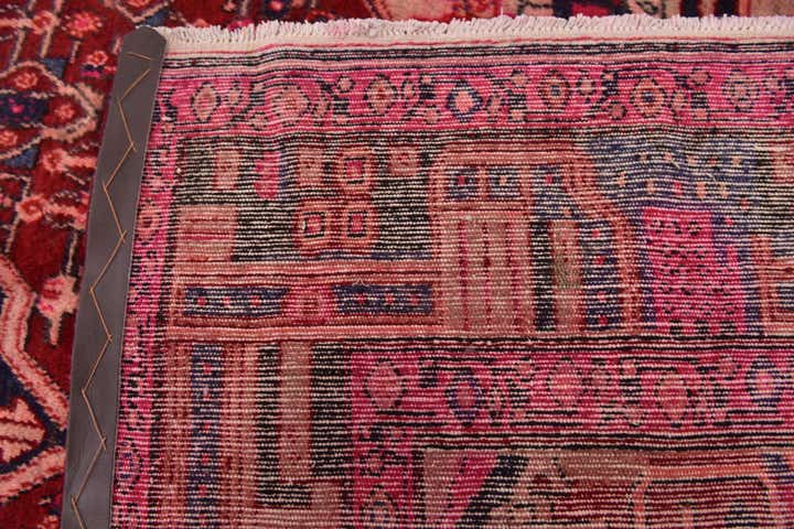 5' 3 x 11' 4 Hand Knotted Hamedan Persian Wool Runner Rug