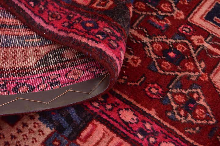 5' 3 x 11' 4 Hand Knotted Hamedan Persian Wool Runner Rug