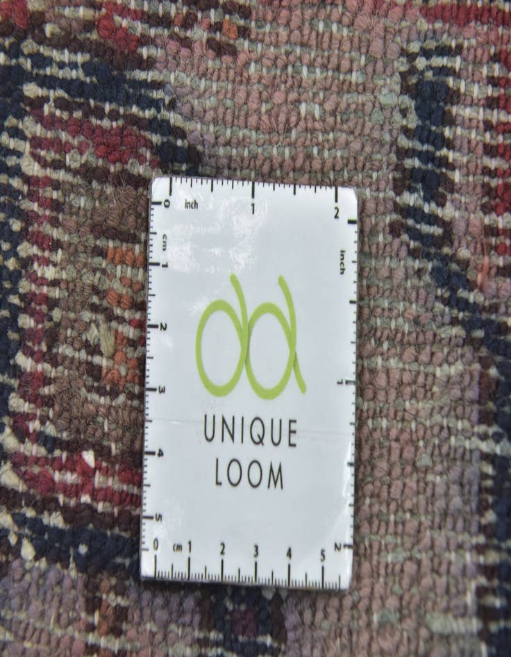 Detail image of 3' 4 x 9' Hand Knotted Hamedan Persian Wool Runner Rug