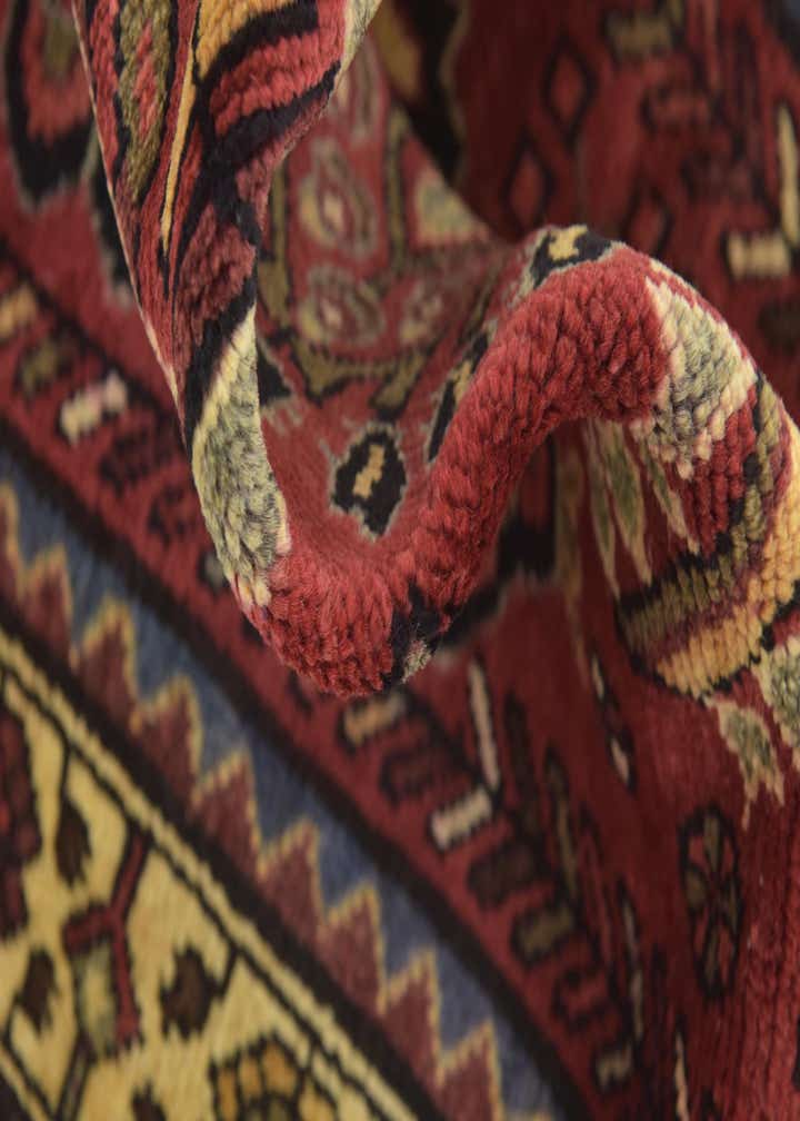 3' 5 x 10' Hand Knotted Hamedan Persian Wool Runner Rug