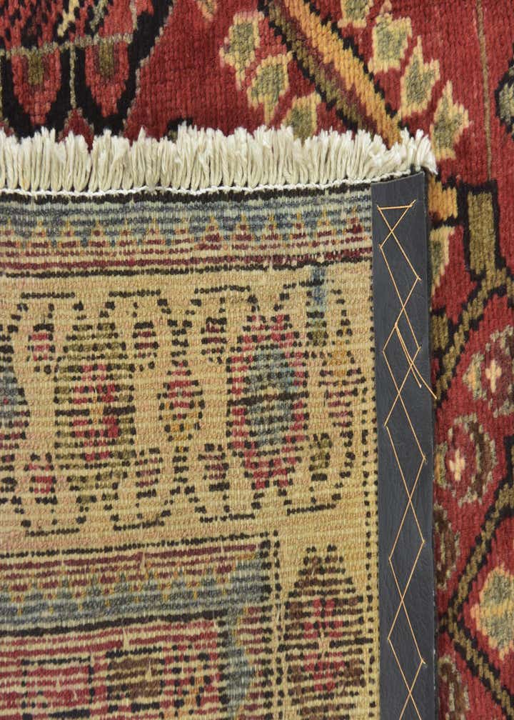 3' 5 x 10' Hand Knotted Hamedan Persian Wool Runner Rug