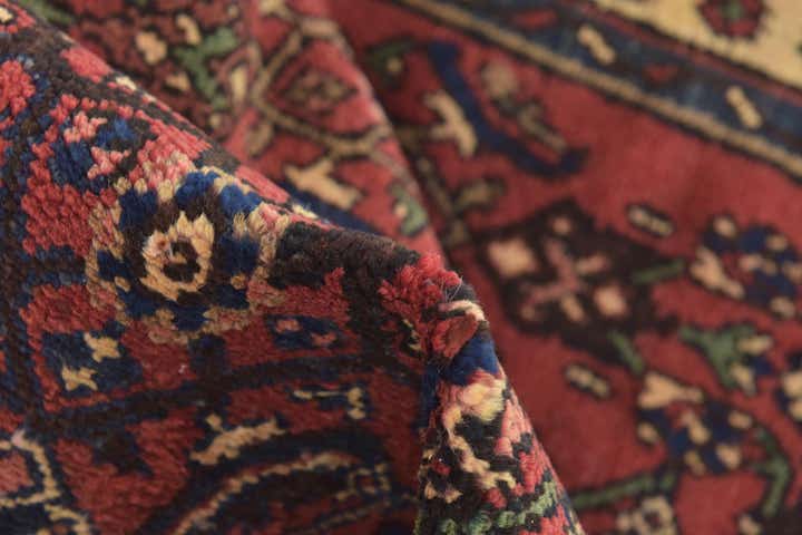 3' 6 x 10' 3 Hand Knotted Hamedan Persian Wool Runner Rug