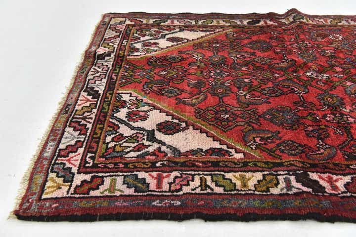 105cm x 295cm anudado a mano Hamedan Alfombra Persa Lana Pasillera