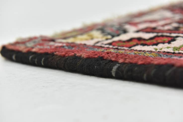 Detail image of 105cm x 295cm anudado a mano Hamedan Alfombra Persa Lana Pasillera
