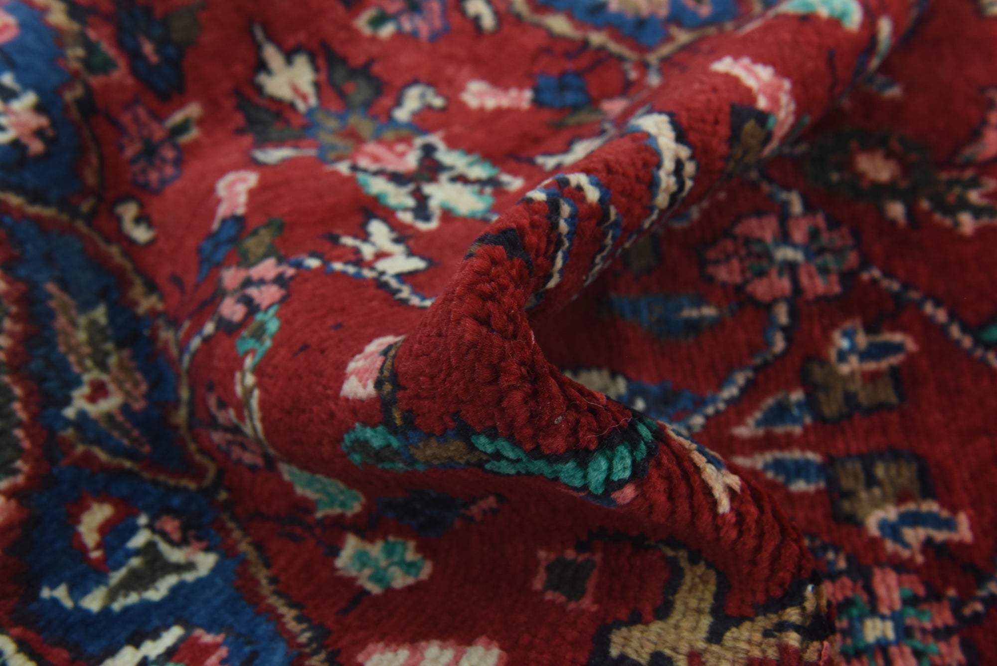 2' 2 x 16' Hand Knotted Hamedan Persian Wool Runner Rug