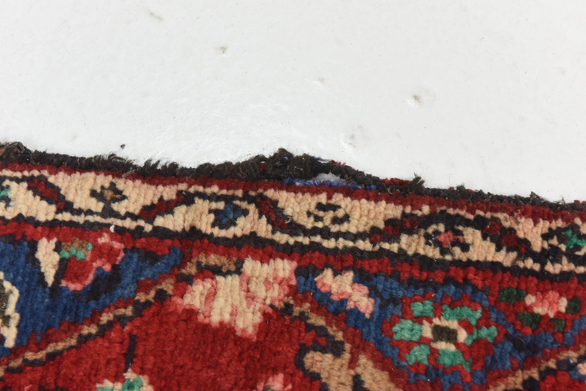 2' 2 x 16' Hand Knotted Hamedan Persian Wool Runner Rug
