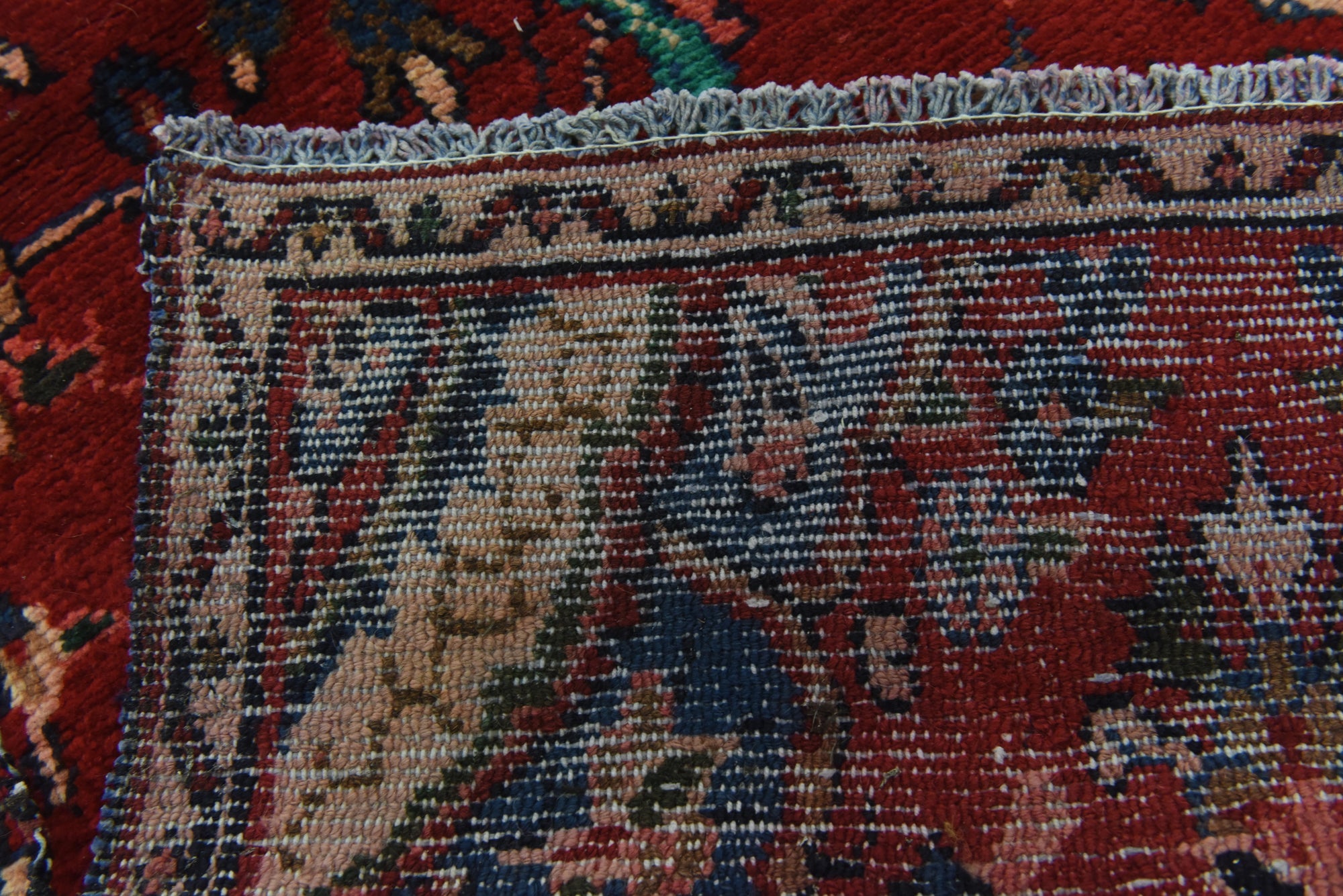2' 2 x 16' Hand Knotted Hamedan Persian Wool Runner Rug