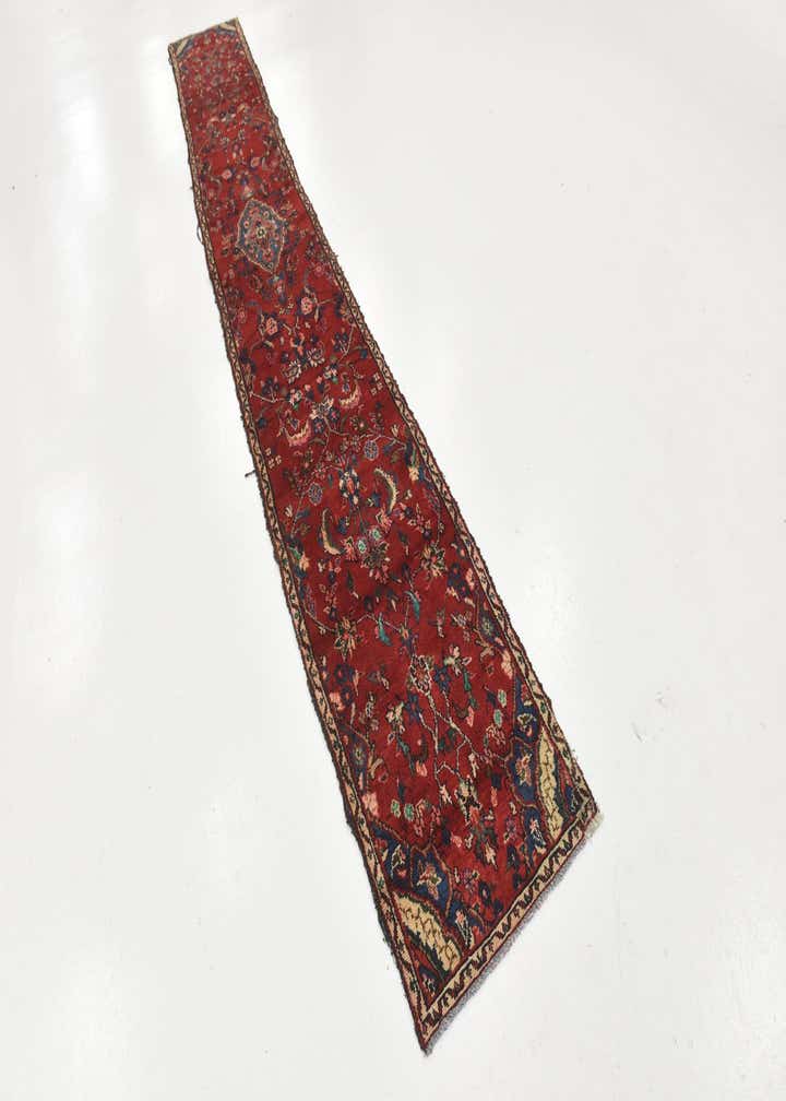 2' 2 x 16' Hand Knotted Hamedan Persian Wool Runner Rug