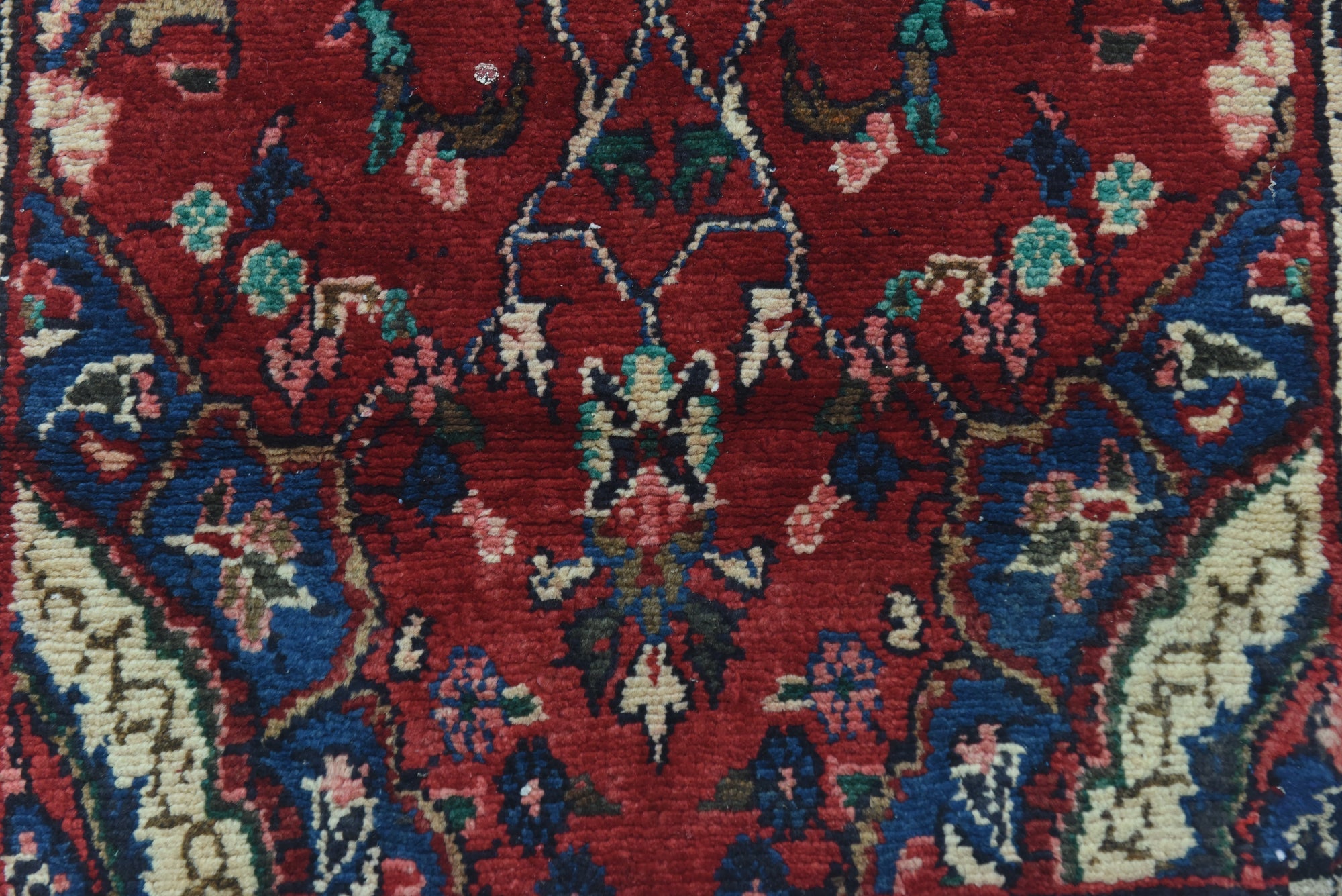2' 2 x 16' Hand Knotted Hamedan Persian Wool Runner Rug