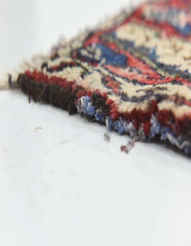 Detail image of 2' 2 x 16' Hand Knotted Hamedan Persian Wool Runner Rug