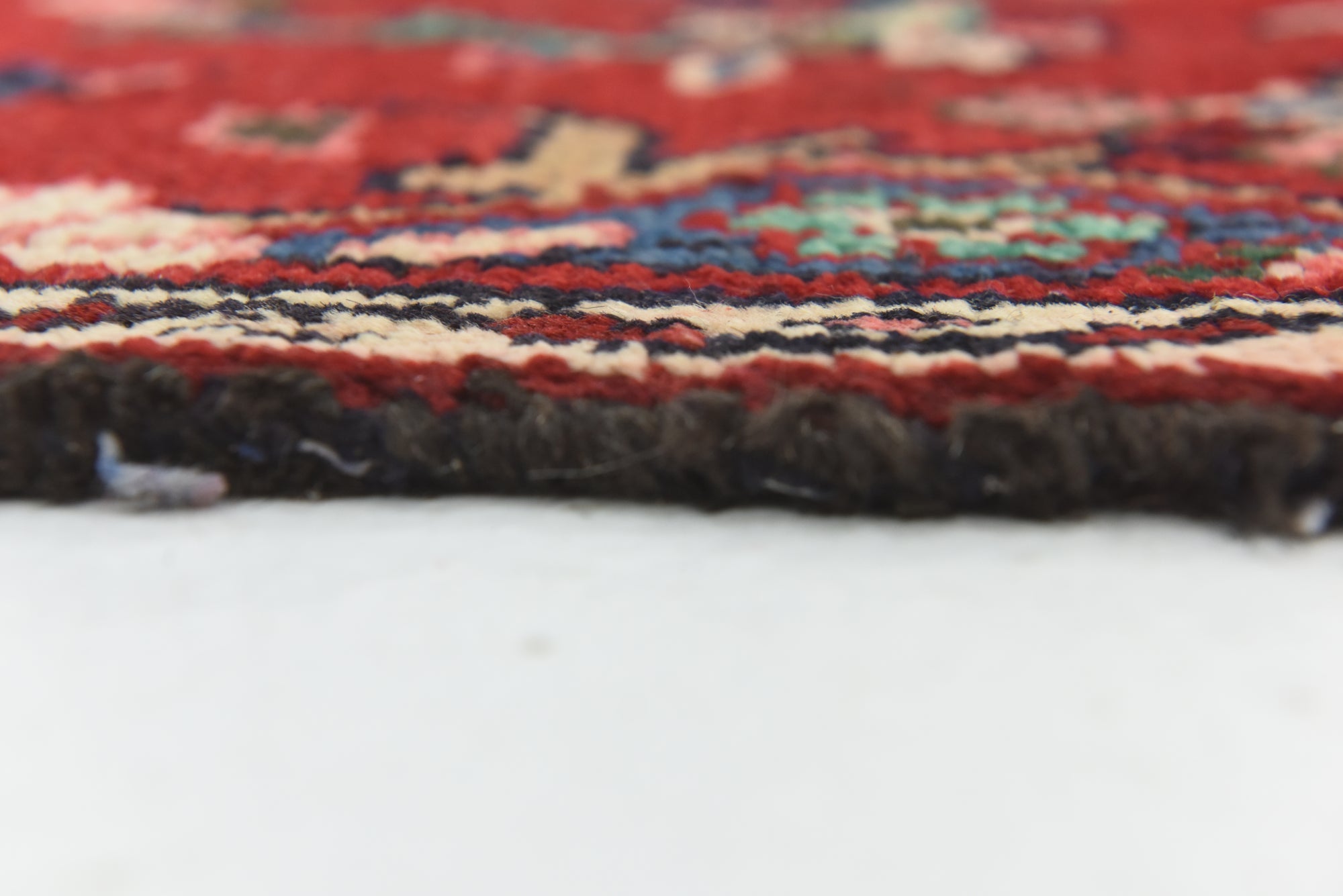 2' 2 x 16' Hand Knotted Hamedan Persian Wool Runner Rug