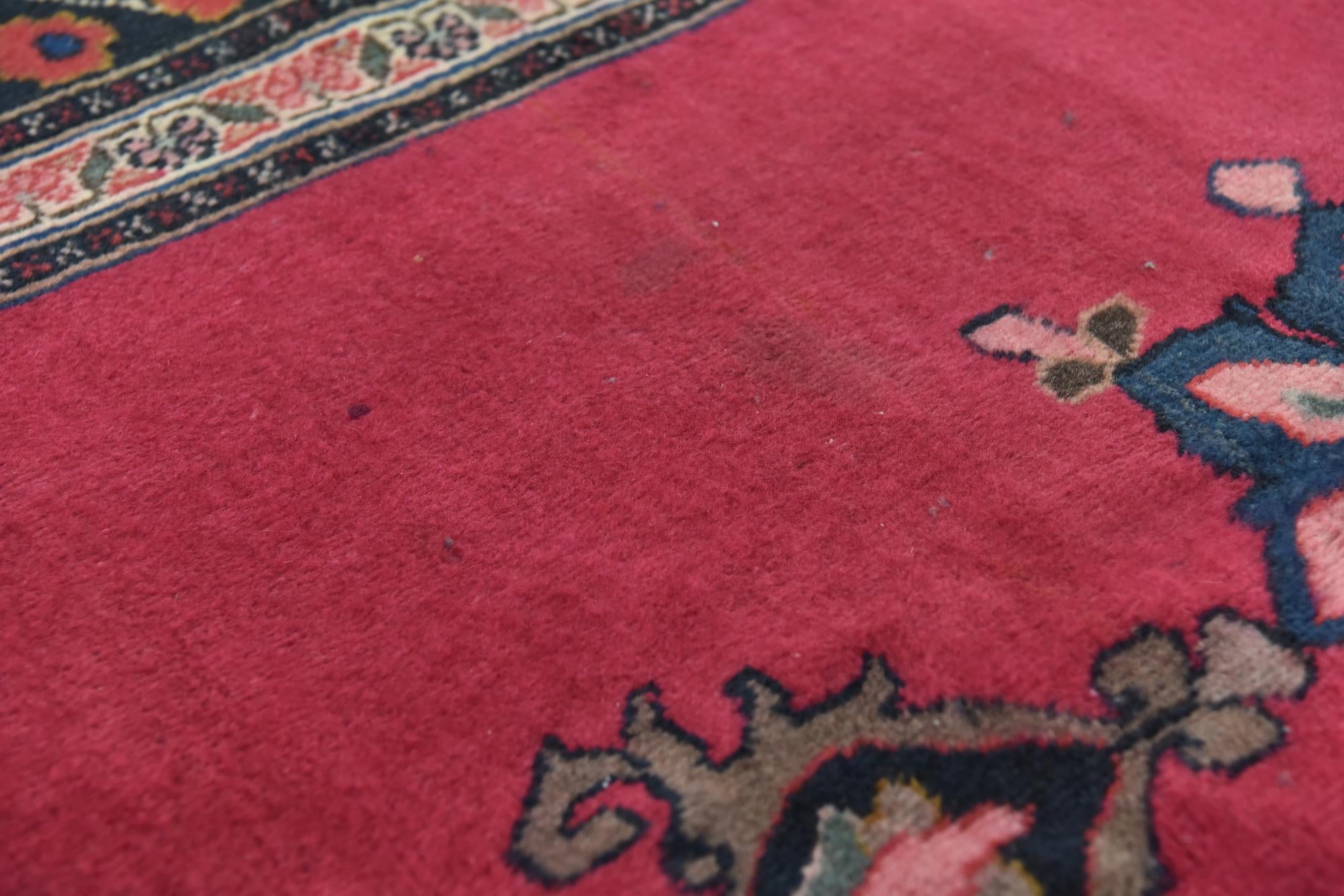 4' x 9' 2 Hand Knotted Hamedan Persian Wool Runner Rug