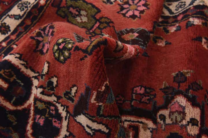 3' 6 x 10' 2 Hand Knotted Hamedan Persian Wool Runner Rug