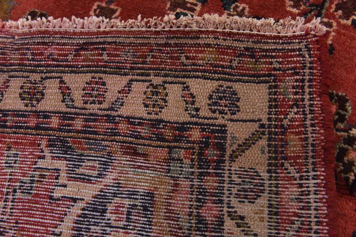 3' 6 x 10' 2 Hand Knotted Hamedan Persian Wool Runner Rug