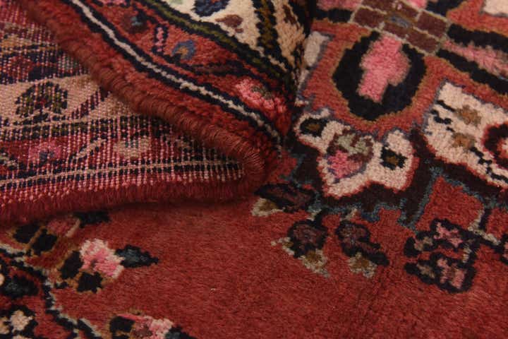 3' 6 x 10' 2 Hand Knotted Hamedan Persian Wool Runner Rug