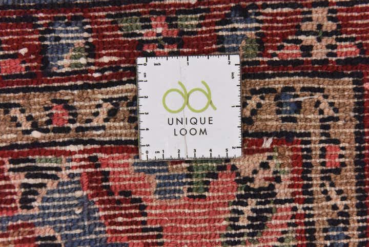 3' 7 x 10' Hand Knotted Hamedan Persian Wool Runner Rug