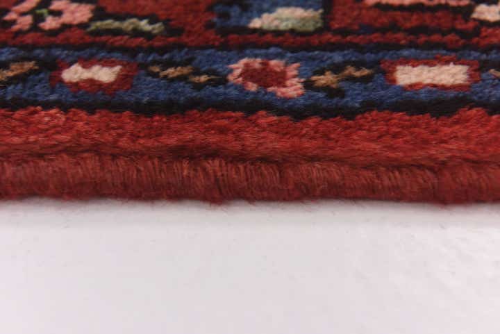 3' 7 x 10' Hand Knotted Hamedan Persian Wool Runner Rug
