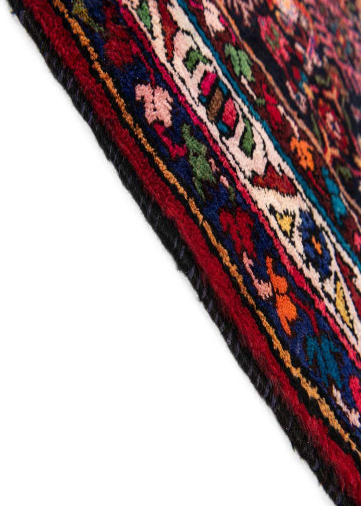 3' 5 x 13' Hand Knotted Hamedan Persian Wool Runner Rug