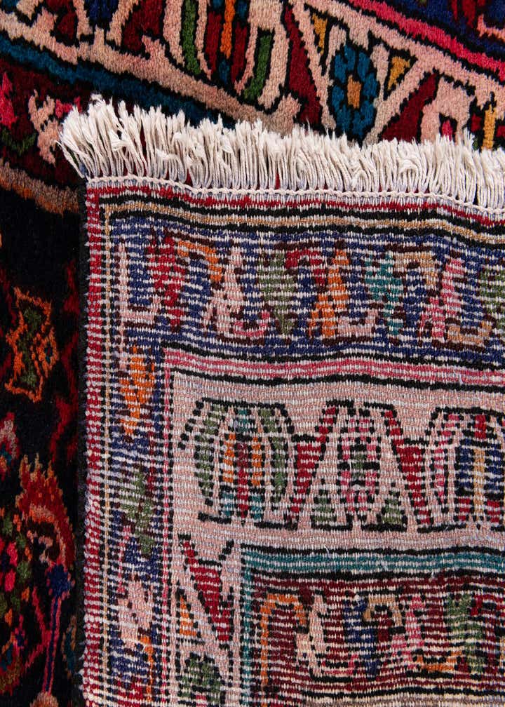 3' 5 x 13' Hand Knotted Hamedan Persian Wool Runner Rug