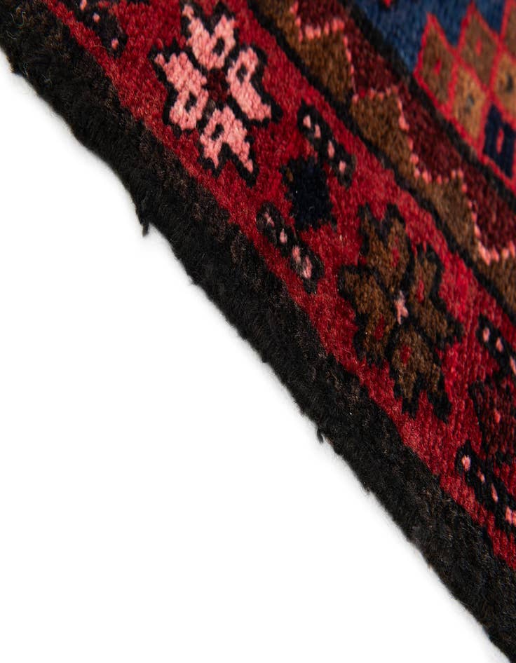 Detail image of 2' 6 x 9' 6 Hamedan Wool Runner Rug