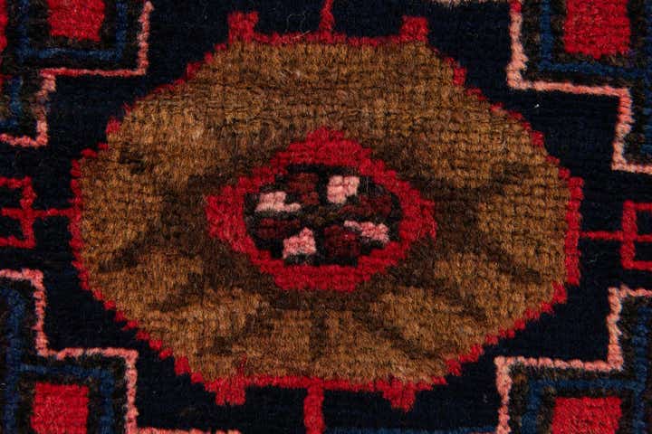 2' 6 x 9' 6 Hamedan Wool Runner Rug