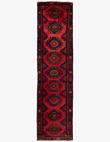 2' 6 x 9' 6 Hamedan Wool Runner Rug