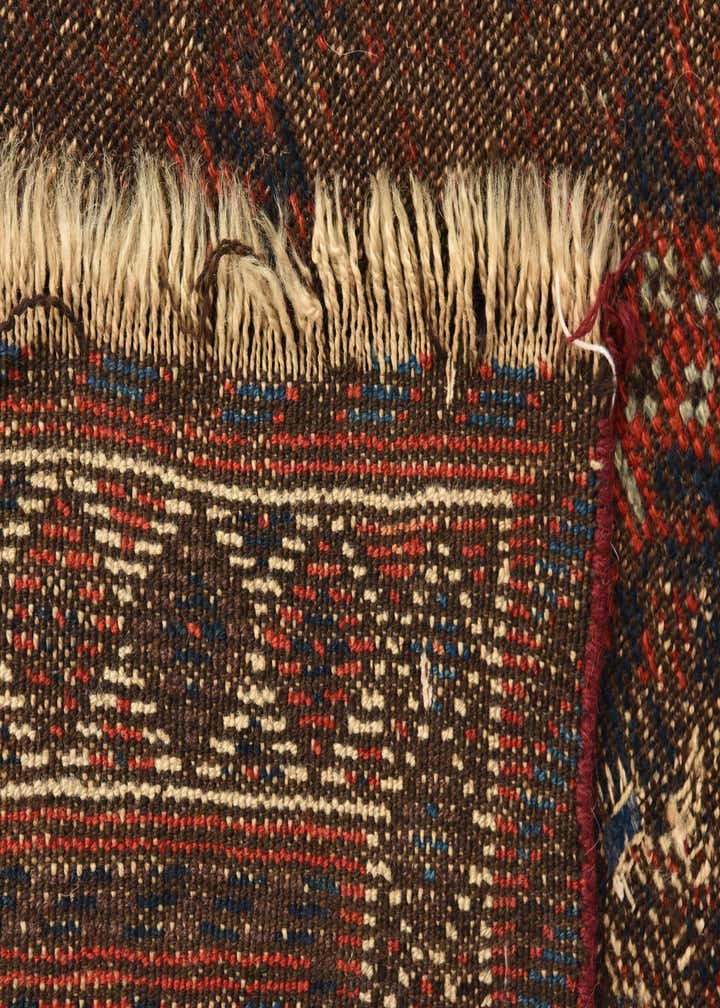 3' x 9' 4 Hand Knotted Hamedan Persian Wool Runner Rug