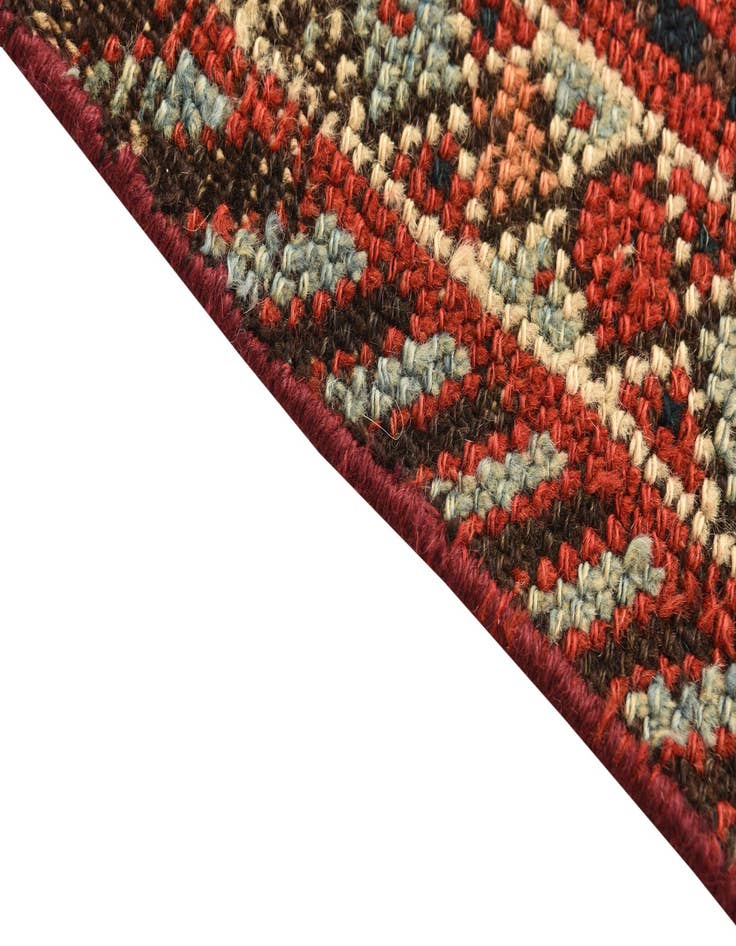 Detail image of 3' x 9' 4 Hand Knotted Hamedan Persian Wool Runner Rug