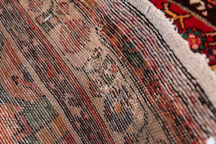 100cm x 390cm anudado a mano Hamedan Alfombra Persa Lana Pasillera