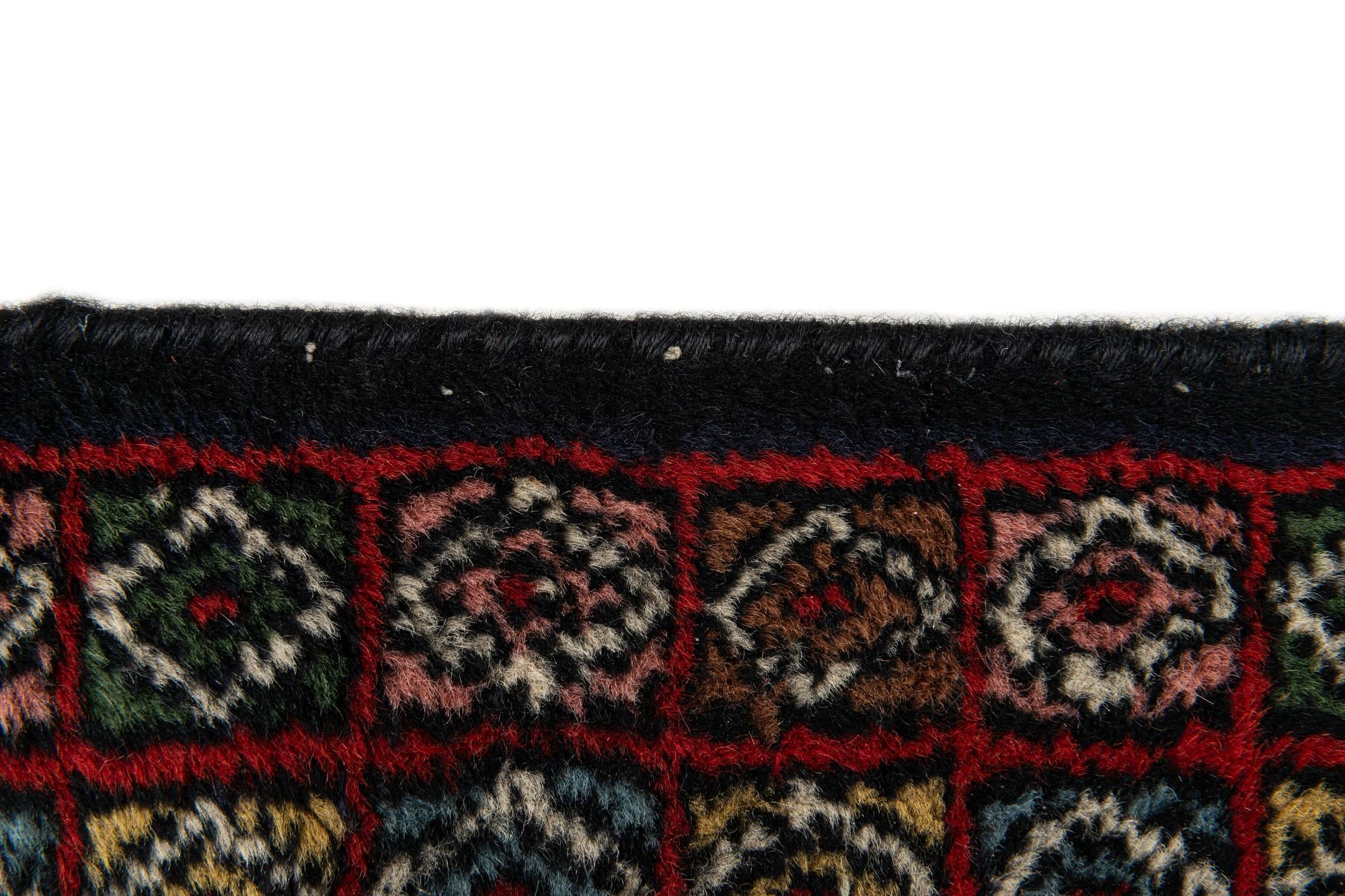 2' 2 x 7' 2 Hand Knotted Hamedan Persian Wool Runner Rug