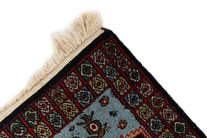 2' 2 x 7' 2 Hand Knotted Hamedan Persian Wool Runner Rug