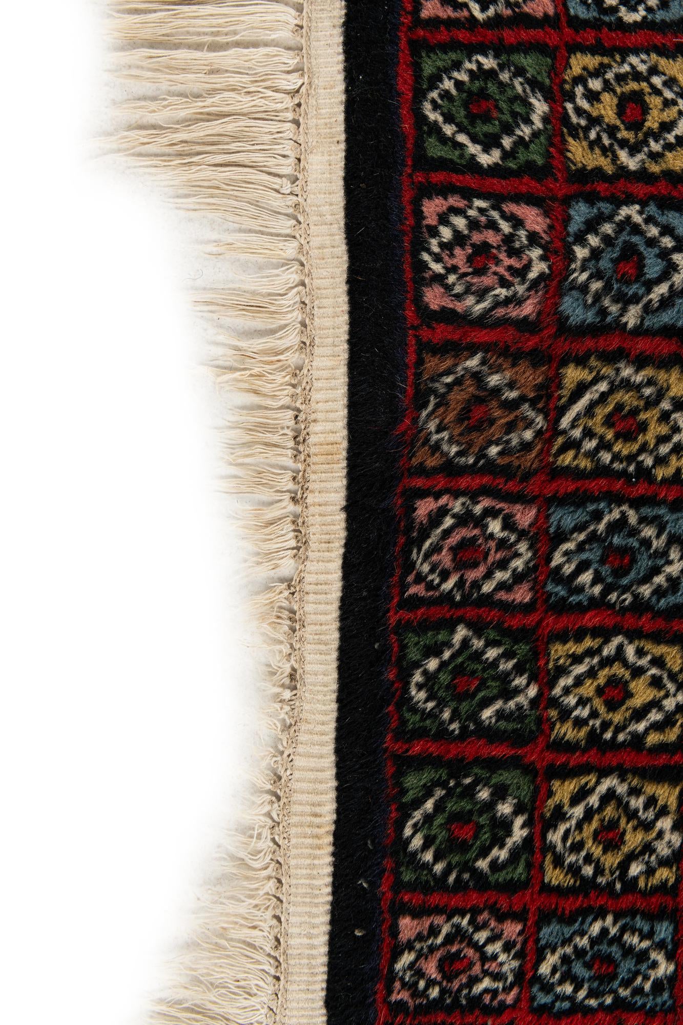 2' 2 x 7' 2 Hand Knotted Hamedan Persian Wool Runner Rug