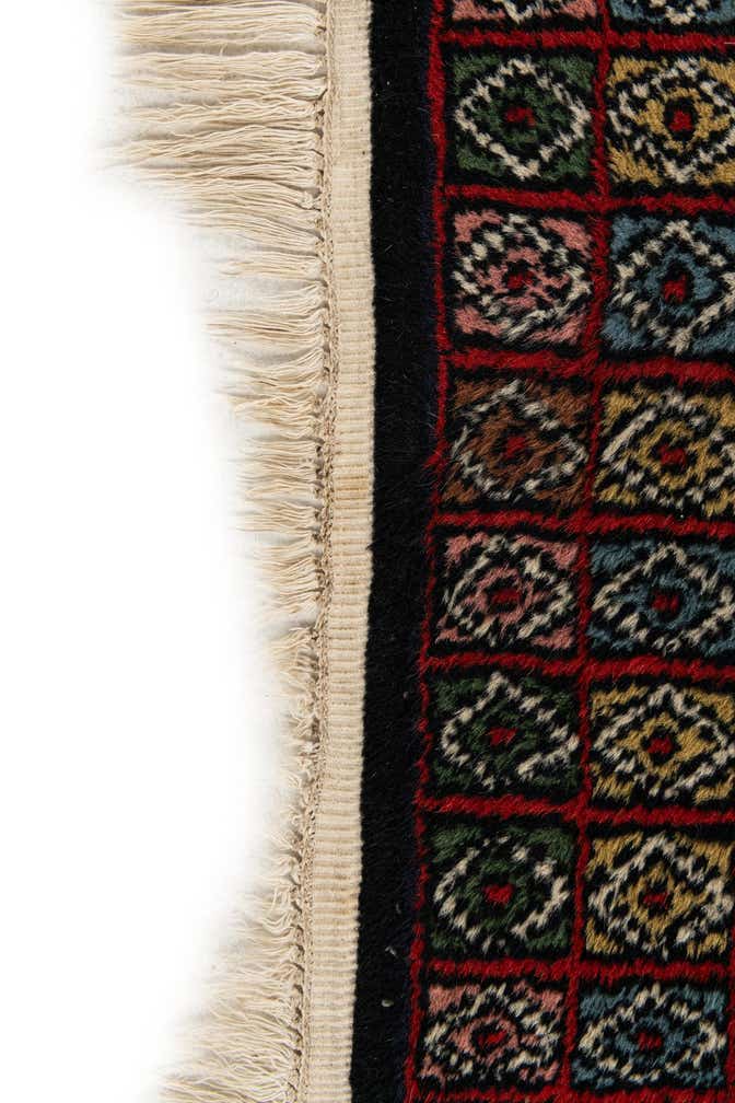 2' 2 x 7' 2 Hand Knotted Hamedan Persian Wool Runner Rug