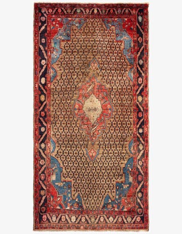 5' 1 x 10' 2 Hamedan Wool Runner Rug