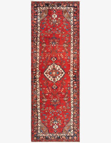 3' 8 x 10' 10 Hamedan Runner Rug
