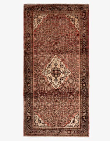 5' 7 x 11' 6 Hamedan Wool Runner Rug