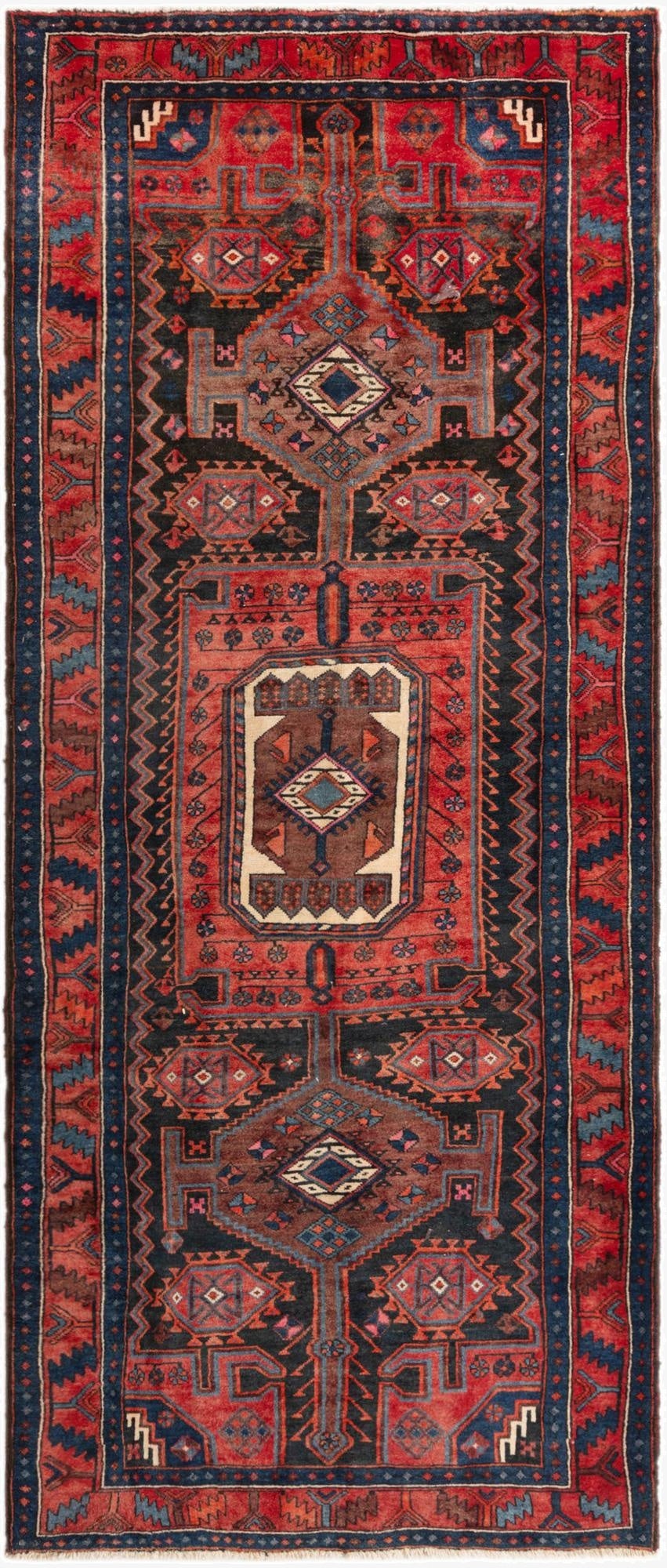 4' 2 x 10' 6 Hamedan Runner Rug