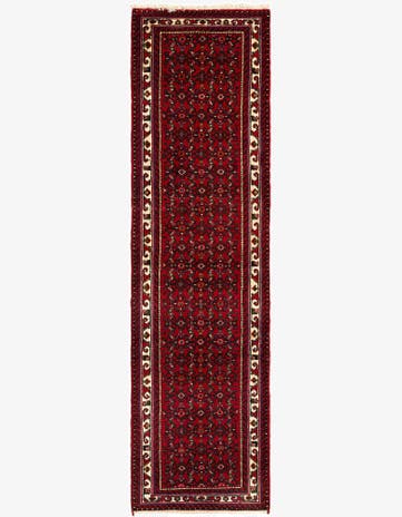 2' 8 x 9' 11 Hamedan Wool Runner Rug