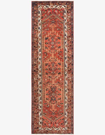 3' 3 x 10' 4 Hamedan Runner Rug