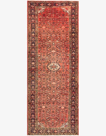 4' 2 x 10' 8 Hamedan Runner Rug