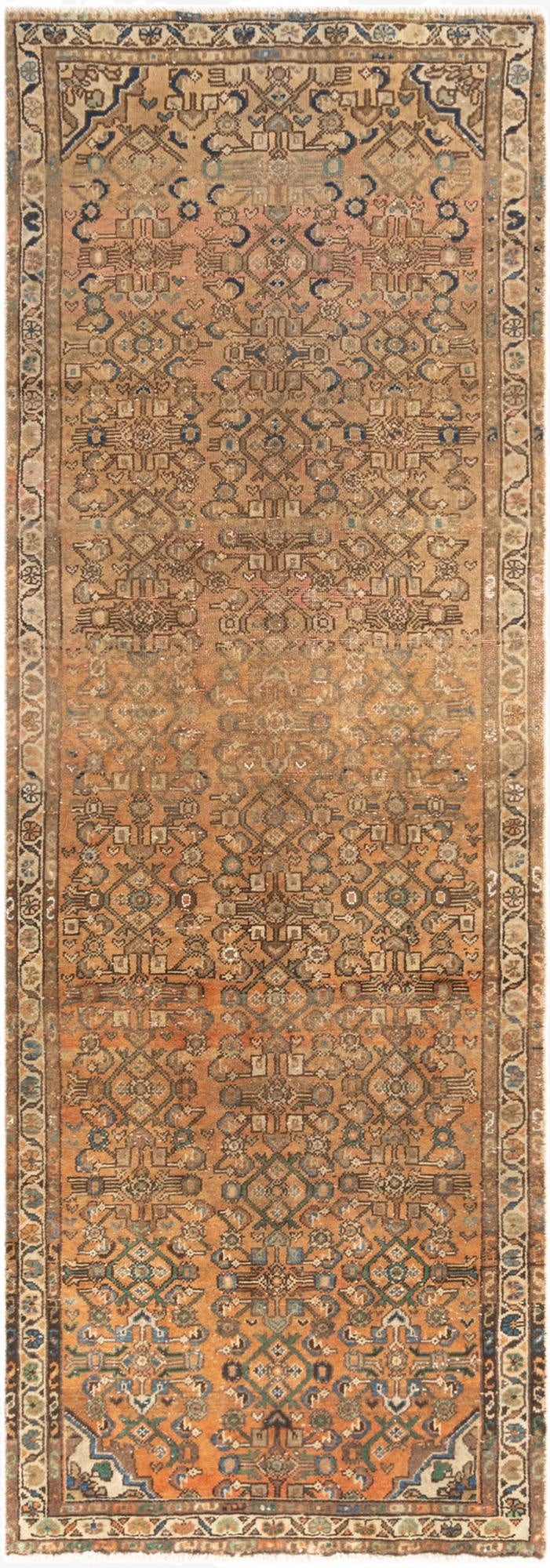 3' 6 x 10' Hamedan Runner Rug