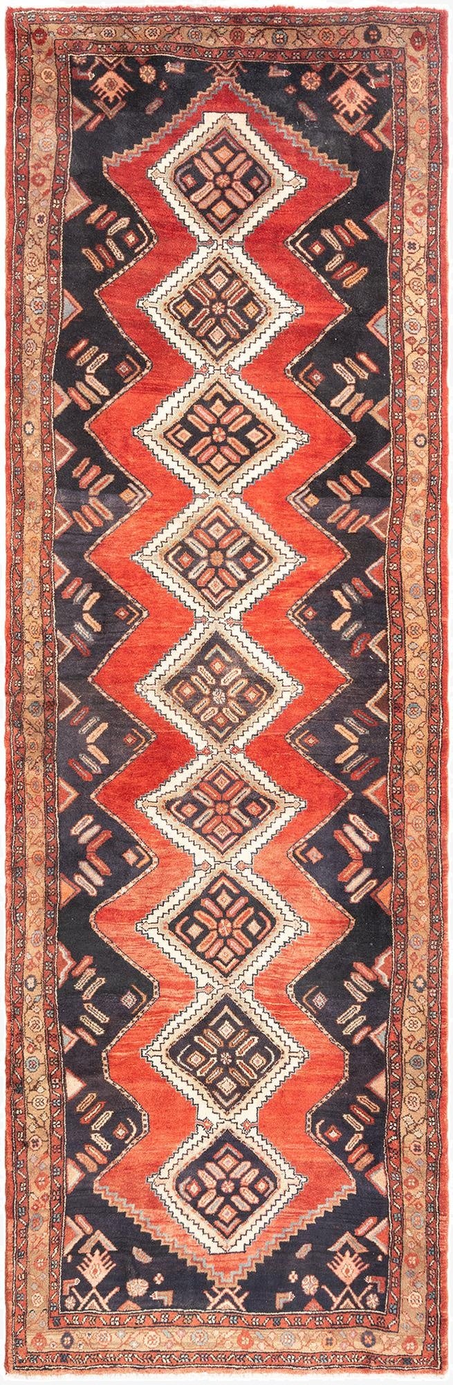 4' 4 x 13' 11 Hamedan Runner Rug