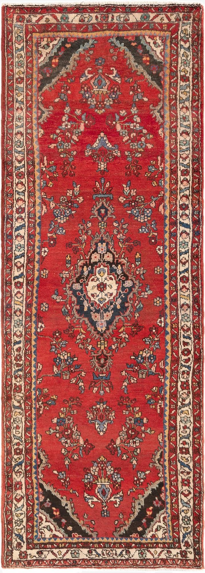 3' 7 x 9' 10 Hamedan Runner Rug