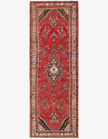 3' 7 x 9' 10 Hamedan Runner Rug
