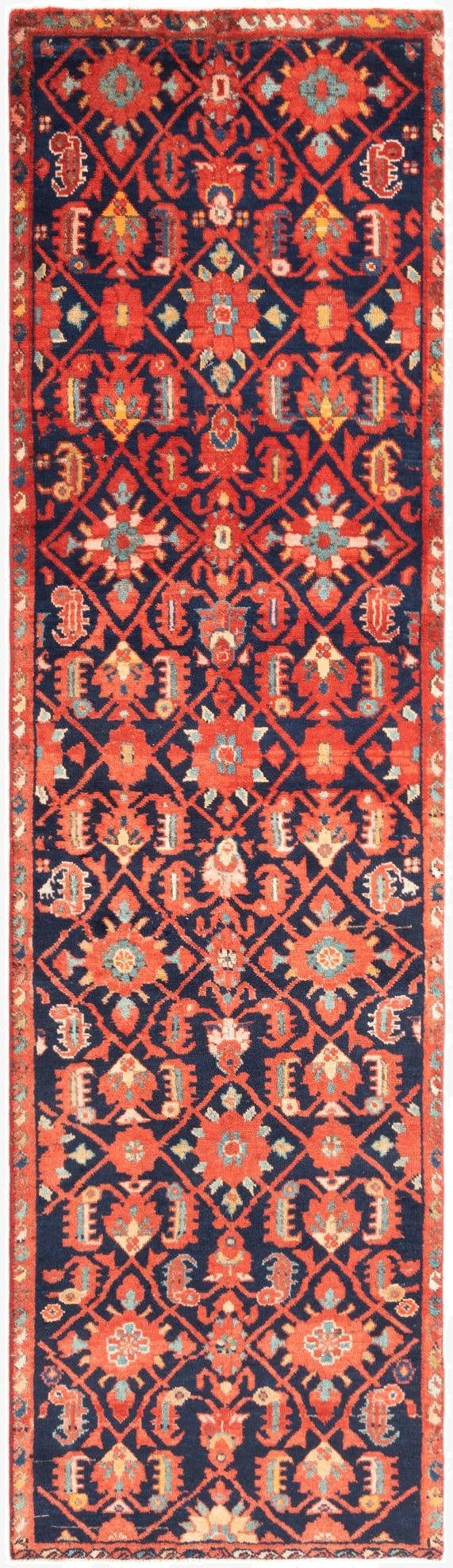 2' 7 x 9' 9 Hamedan Runner Rug