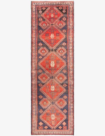 3' 9 x 11' 11 Hamedan Runner Rug