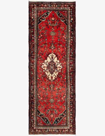 3' 6 x 9' 11 Hamedan Wool Runner Rug